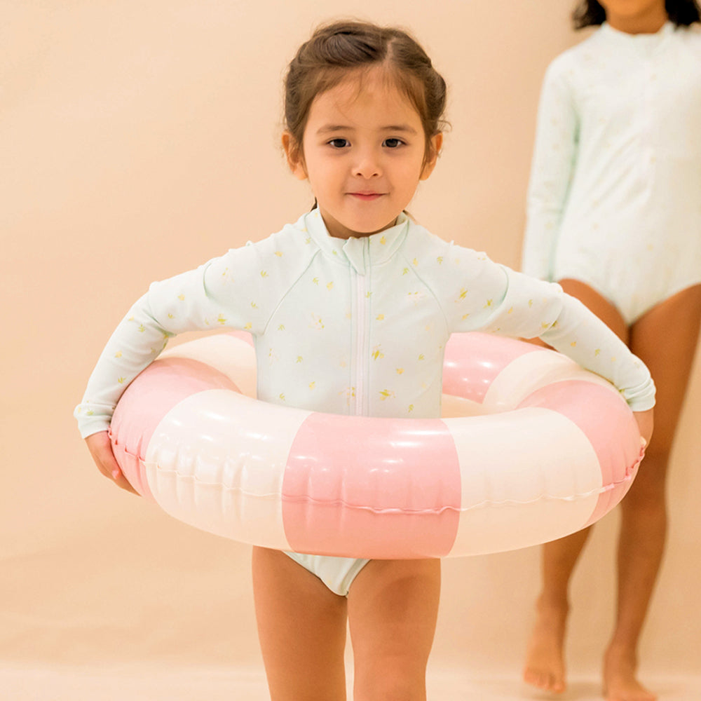 Rash Suit in Mint Floral Print by Le Petit Society — image 11