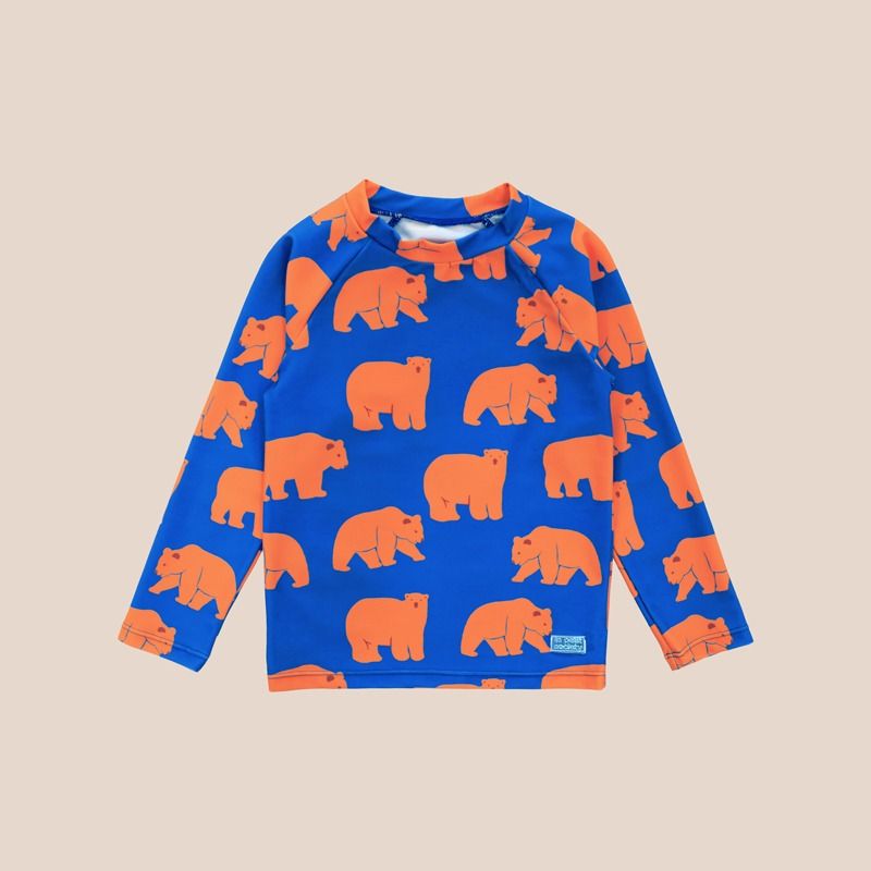 Rash Swim Top in Bear Print by Le Petit Society — image 4