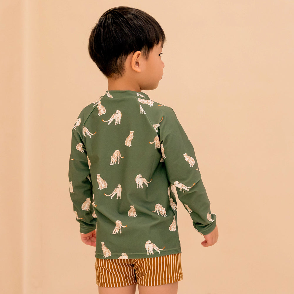 Rash Top in Leopard Print by Le Petit Society — image 6
