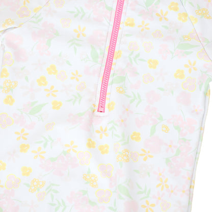 Rash Suit in Pastel Floral Print by Le Petit Society — image 2