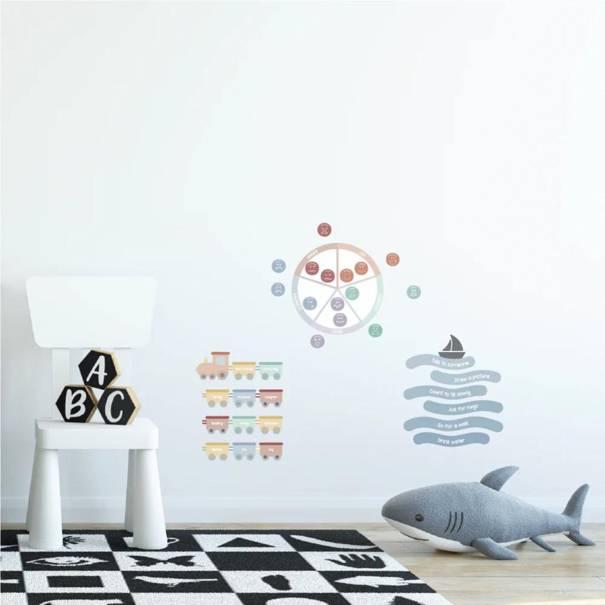 Regulate and Gratitude Fabric Decal by Urban Li'l x Our Little Playnest