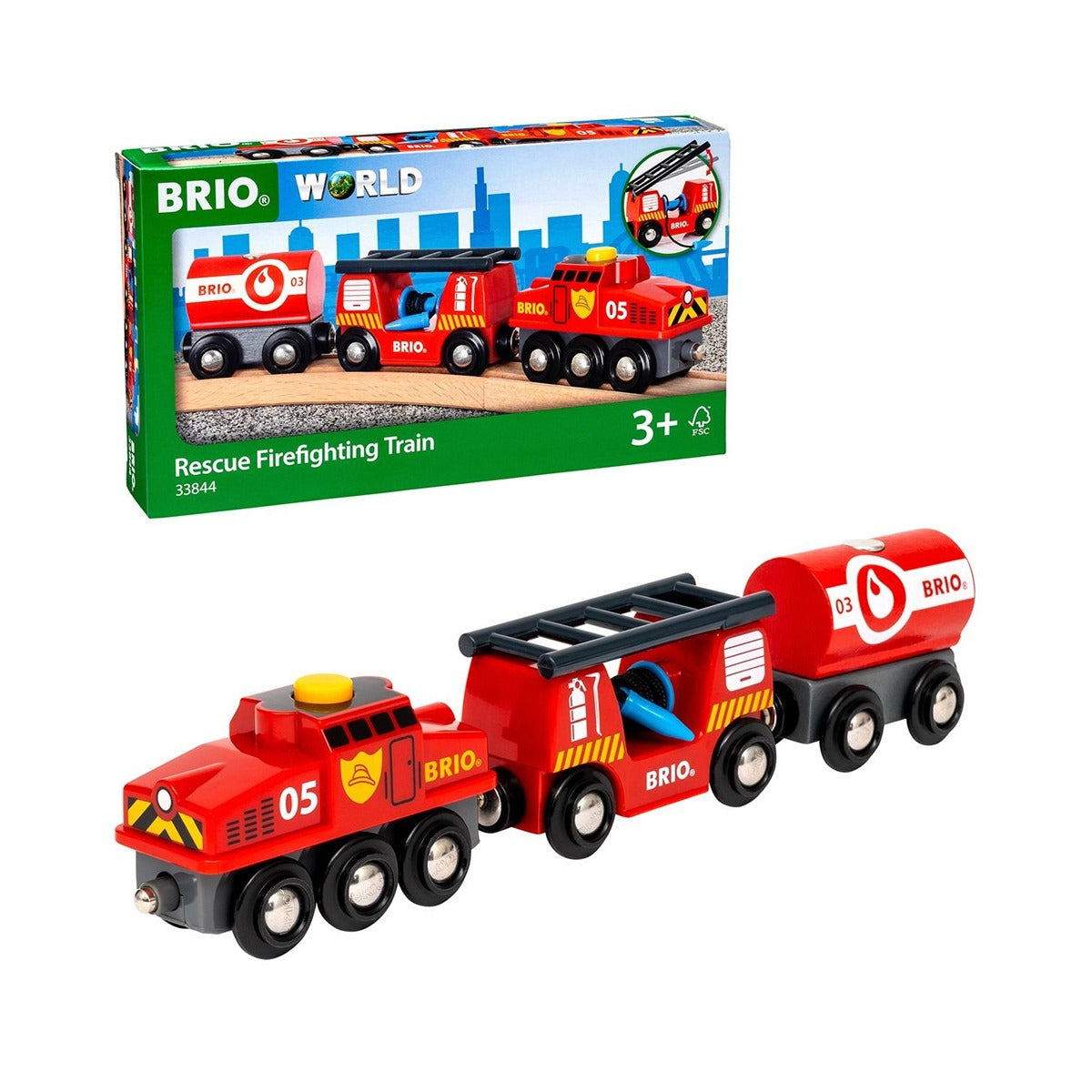 Rescue Firefighting Train by BRIO