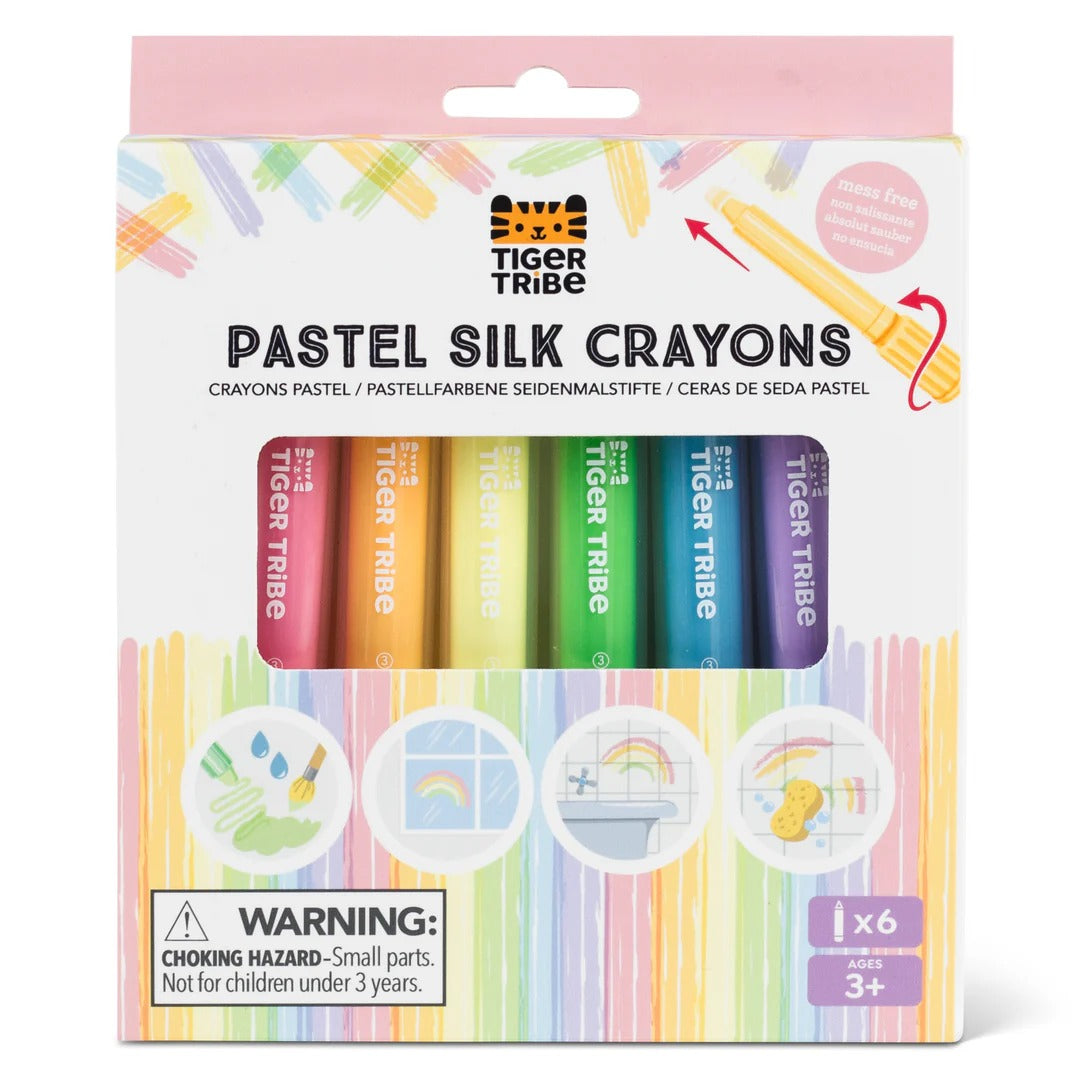 Pastel Silk Crayons by Tiger Tribe