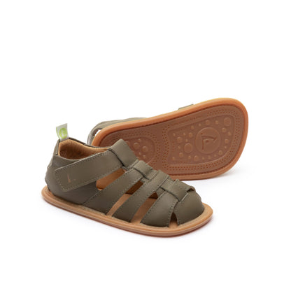 Toddler Sandals Sandy in Mineral Green by Tip Toey Joey