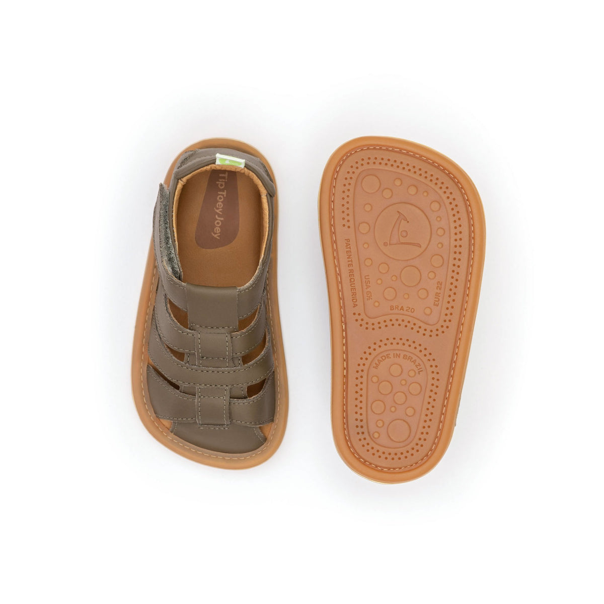 Toddler Sandals Sandy in Mineral Green by Tip Toey Joey — image 2