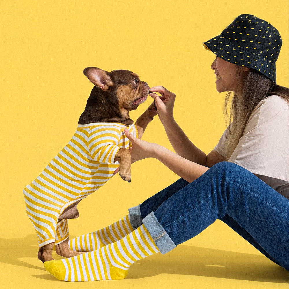Dog Onesie in Banana by Selenight Co x Pat Law — image 5