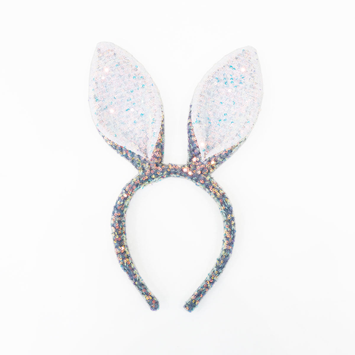 *New* Sequin Bunny Headband in Blue by Le Petit Society