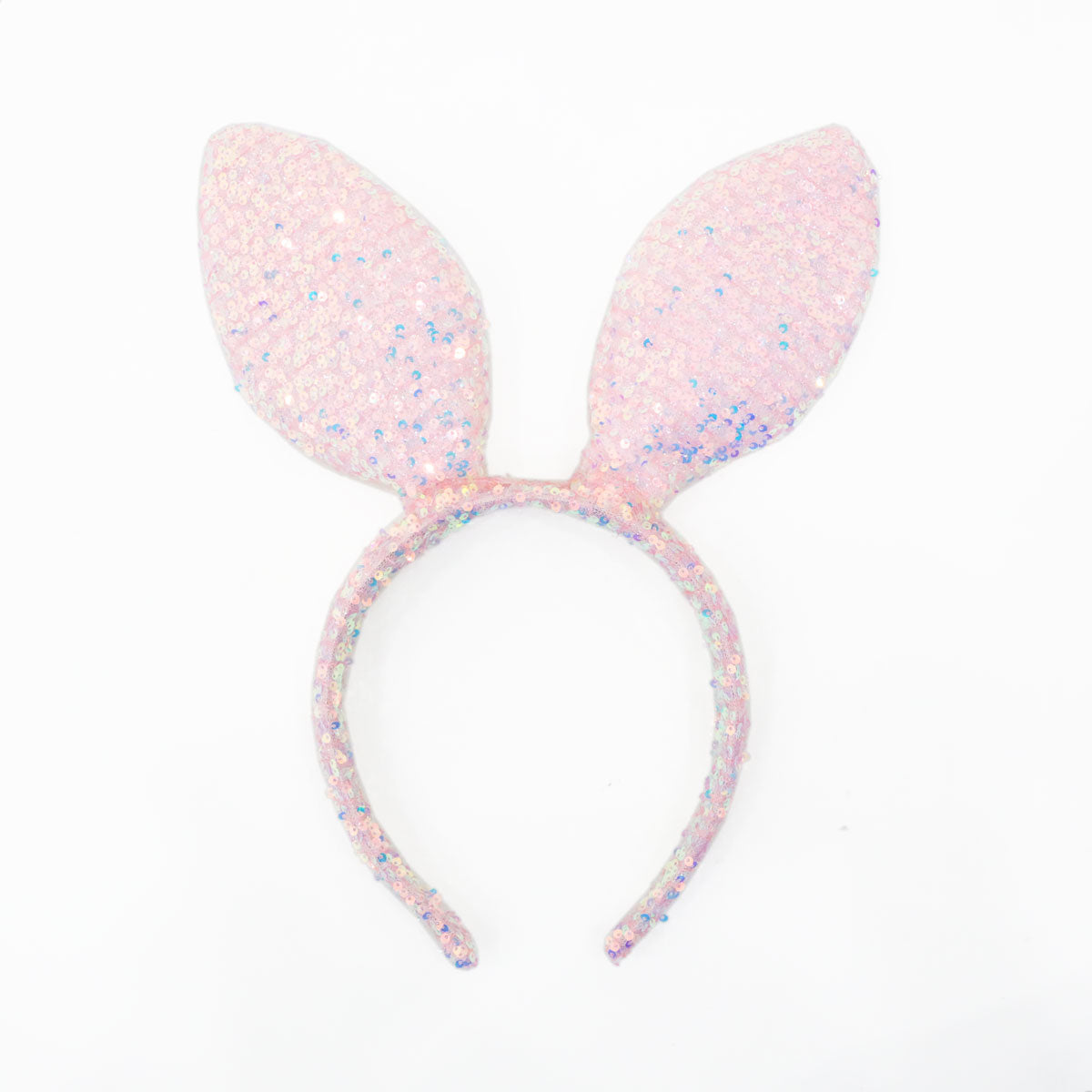 *New* Sequin Bunny Headband in Pink by Le Petit Society — image 4