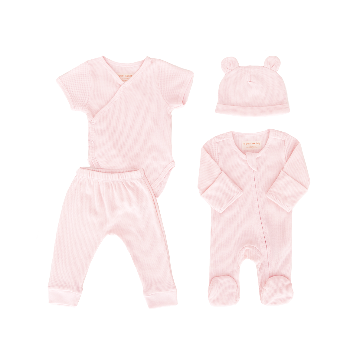 Baby Organic Essentials Set in Pink by Le Petit Society — image 16