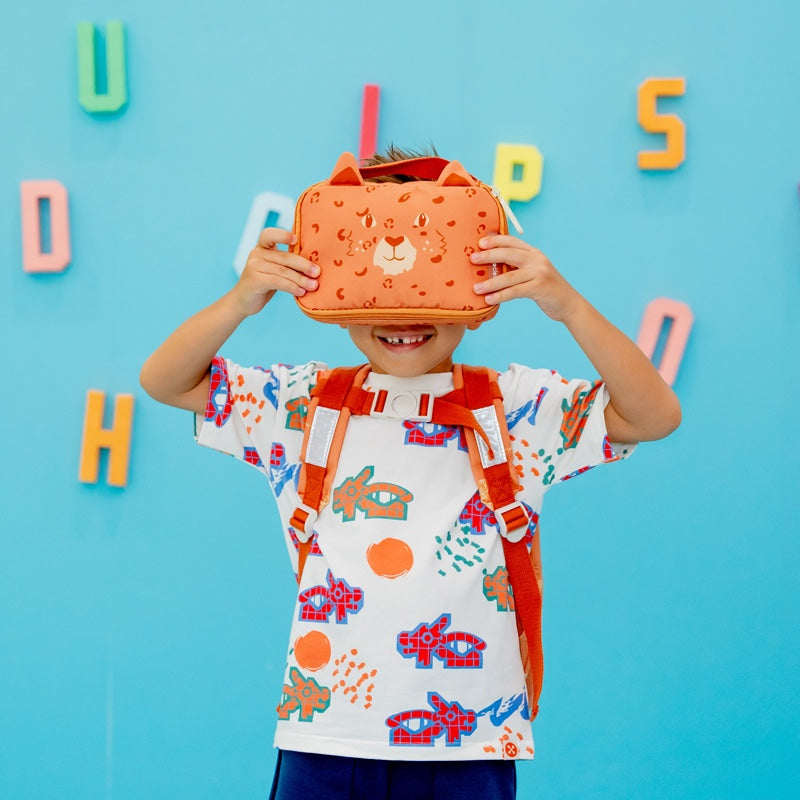 A Singapore Series - Kids Tee in Festive Dragon Playground Print by Le Petit Society — image 4