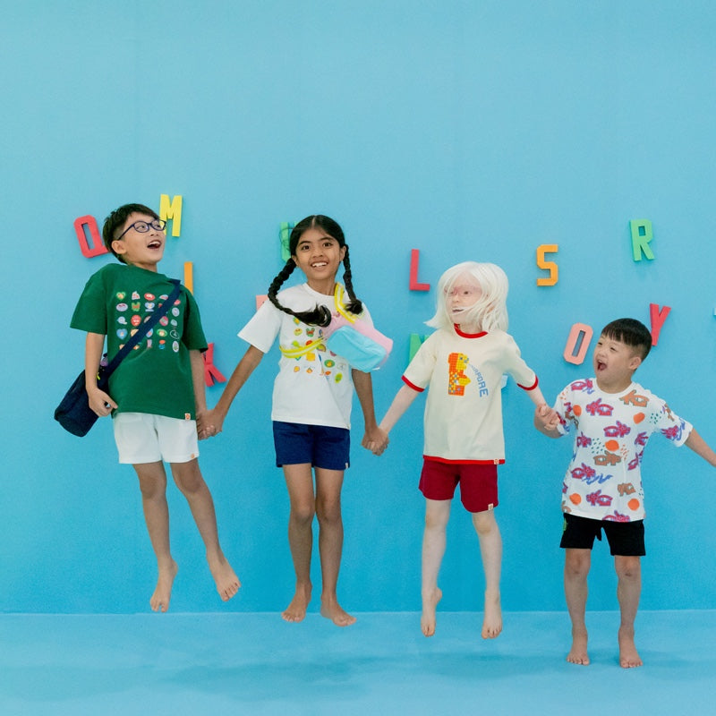 A Singapore Series - Merlion Kids Tee in Yellow by Le Petit Society — image 7