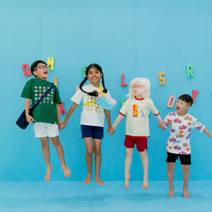 A Singapore Series - Merlion Kids Tee in Yellow by Le Petit Society — image 7