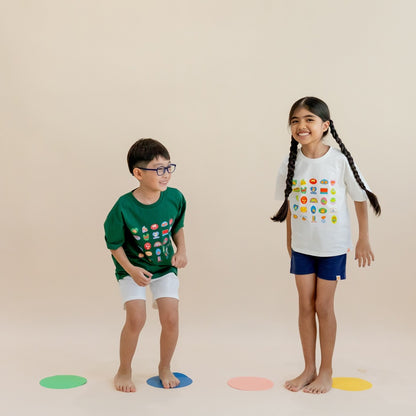 A Singapore Series - Foodie Kids Tee in White by Le Petit Society — image 4