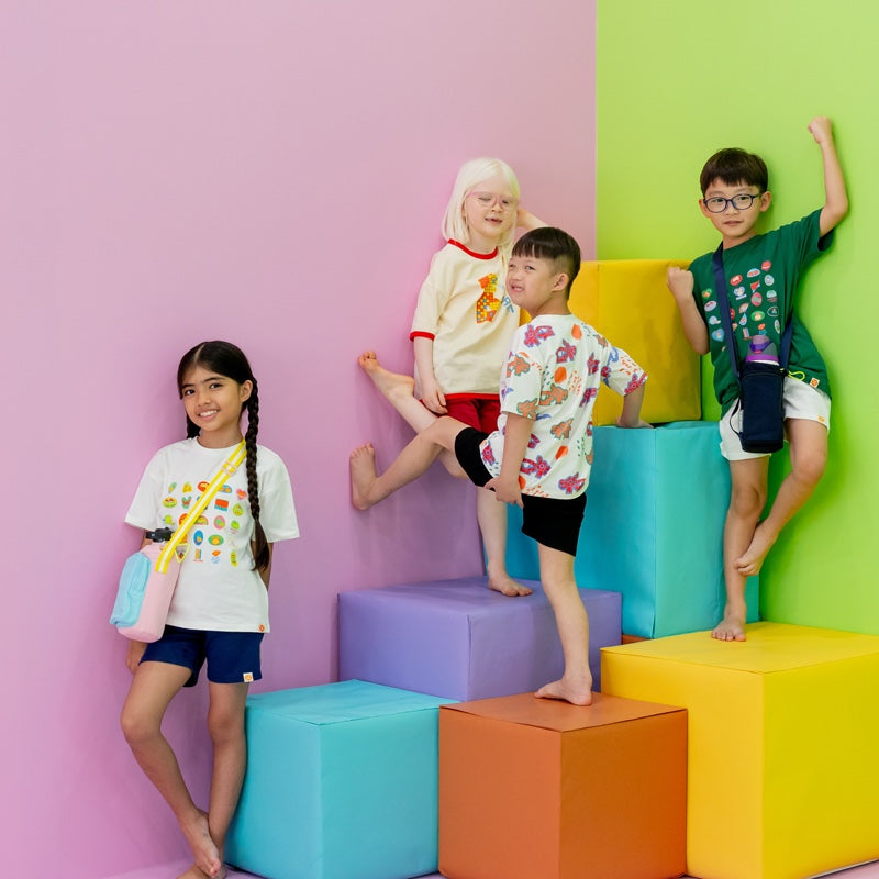 A Singapore Series - Foodie Kids Tee in White by Le Petit Society — image 5