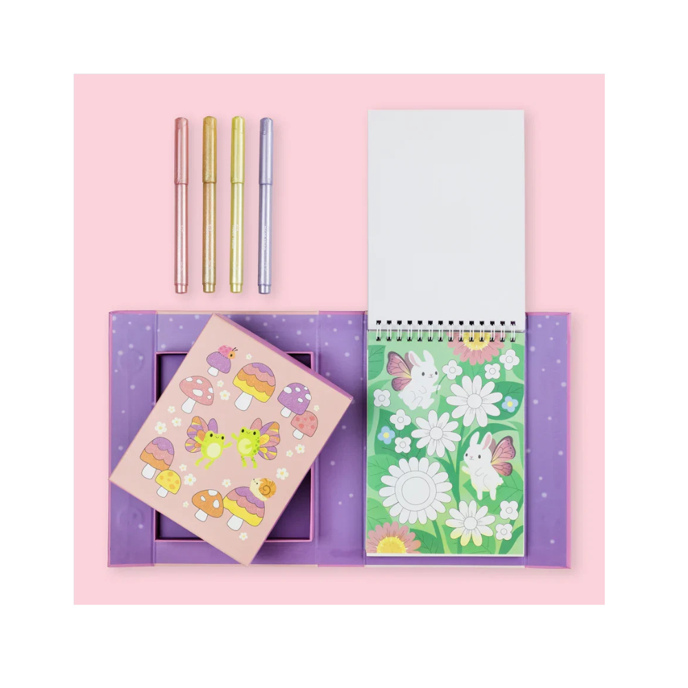 Shimmer Colouring Set in Little Fairy Land by Tiger Tribe — image 2