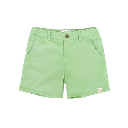 Bermuda Shorts with Adjustable Waistband in Tea Green by Le Petit Society — image 6