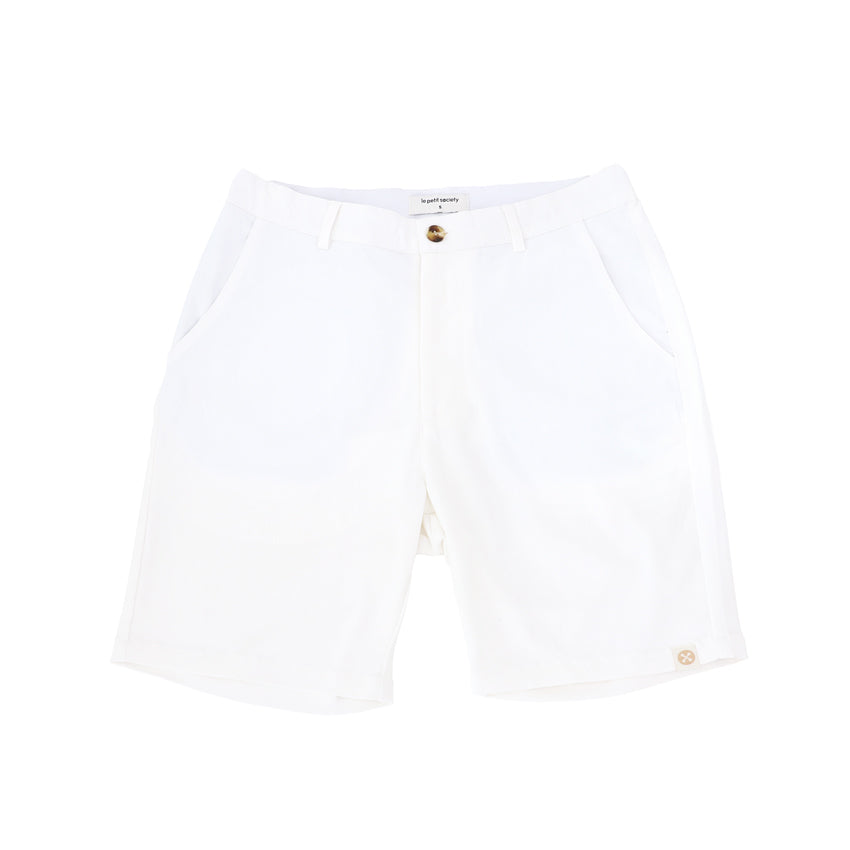 Men's Bermuda in White by Le Petit Society — image 2