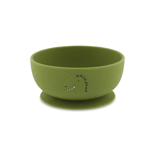 Silicone Bowl With Suction in Mr Dino by Trixie