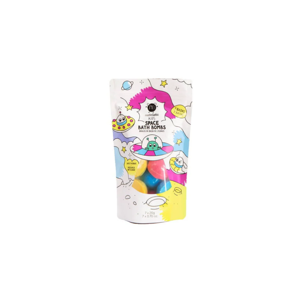 Space Bath Bombs (7 pieces) by Nailmatic by Le Petit Society