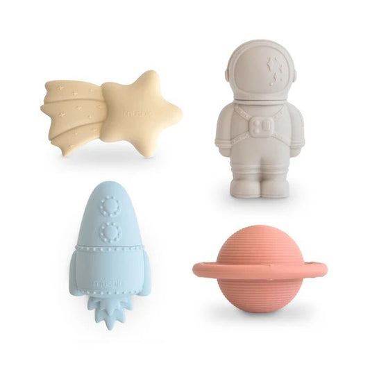 Bath Play Set (4 in pack) - Space by Mushie
