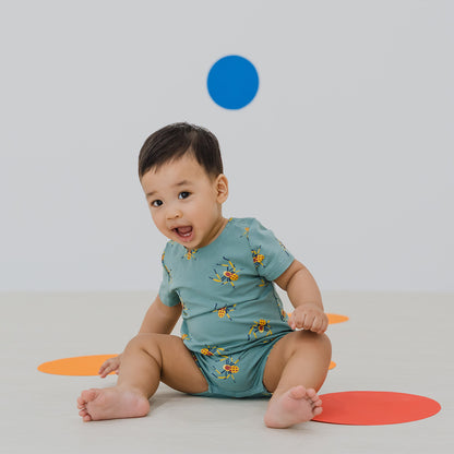 Made For Play - Baby Romper in Spider Print by Le Petit Society — image 3