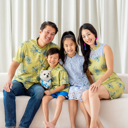 Spring Series - Ladies Cheongsam in Jade Magnolia by Le Petit Society — image 3