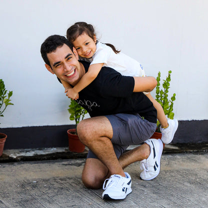 Family Tees - Papa Tee in Black by Le Petit Society — image 8