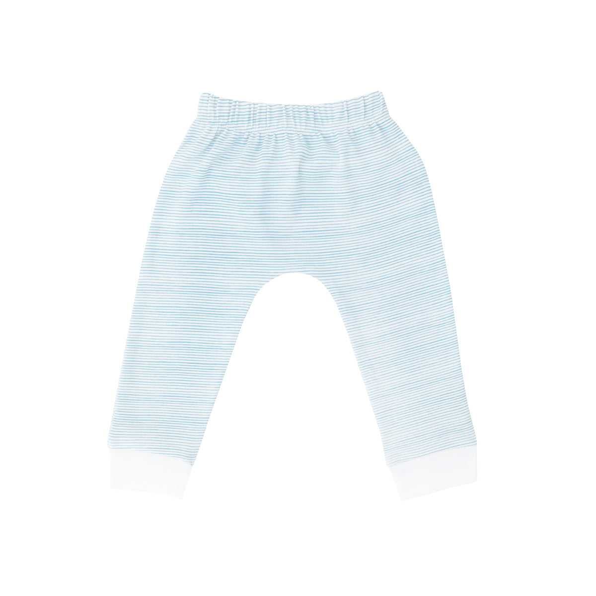 Baby Organic Leggings in Blue Stripes by Le Petit Society — image 6