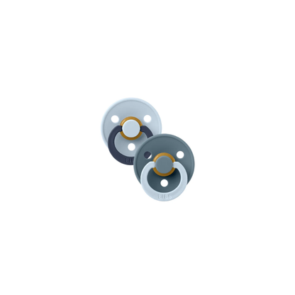 Studio Colour Twin Pack Fusion Pacifier (Baby Blue Petrol Mix) by BIBS — image 2