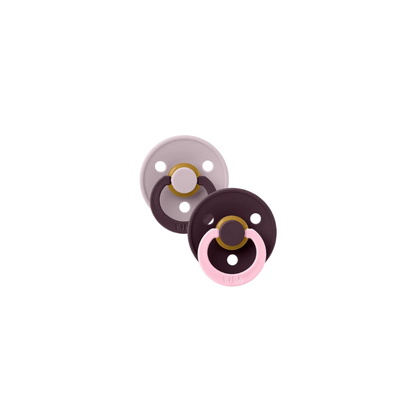 Studio Colour Twin Pack Fusion Pacifier (Dusky Lilac Plum Mix) by BIBS by Le Petit Society
