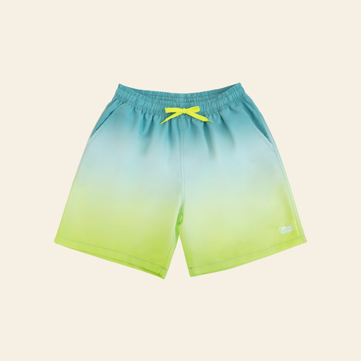 Swim Shorts in Lime Gradient (Adult) by Le Petit Society — image 8