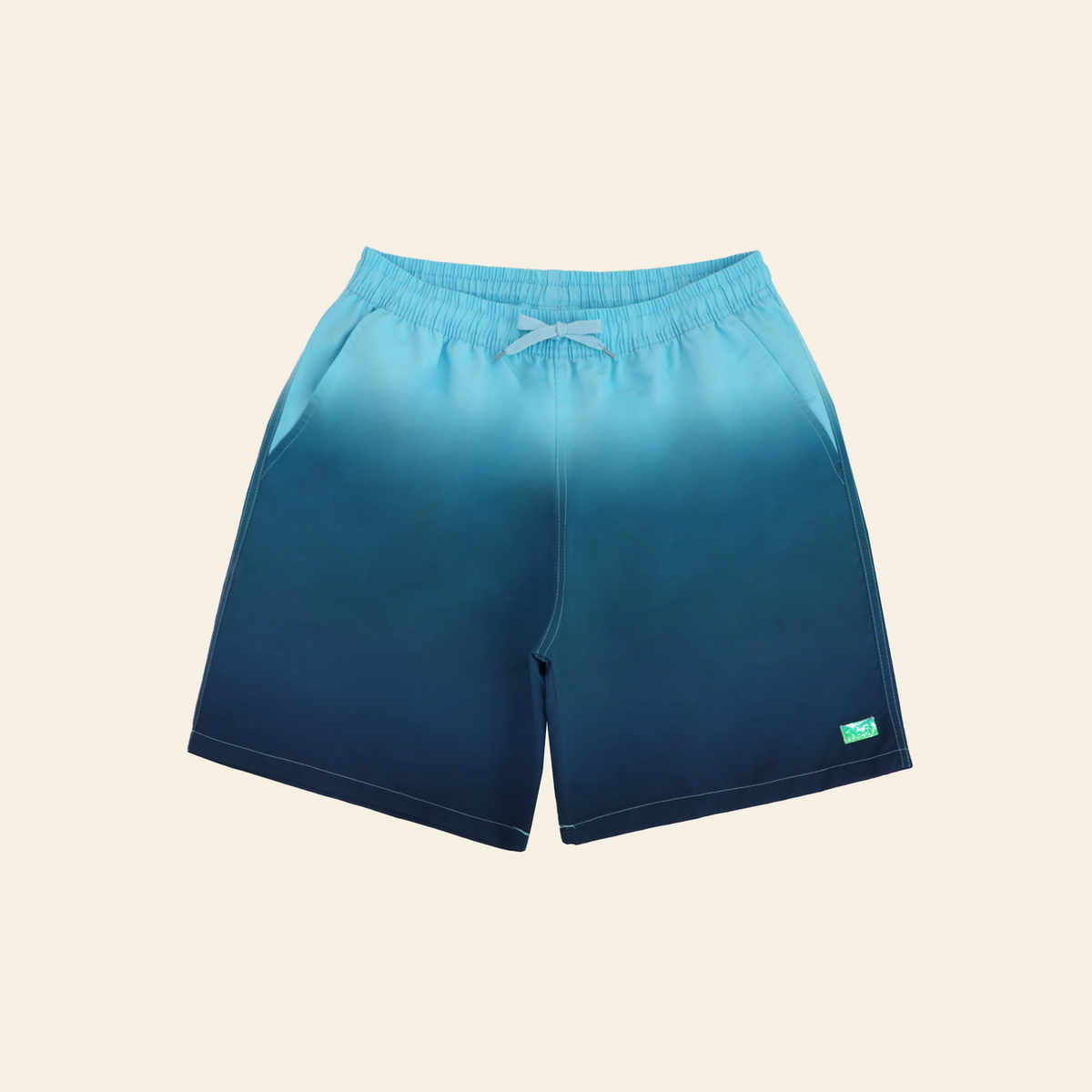 Swim Shorts in Midnight Ocean Gradient (Adult) by Le Petit Society — image 4