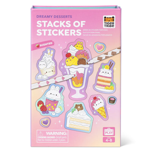 Scented Stacks of Stickers - Dreamy Desserts by Tiger Tribe