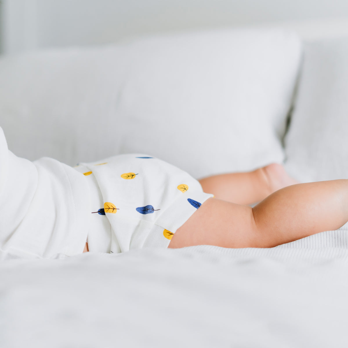 Baby Organic Boxer Shorts in Tree Print by Le Petit Society — image 3
