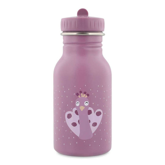 Stainless Steel Bottle (350ml) in Mrs Peacock by Trixie