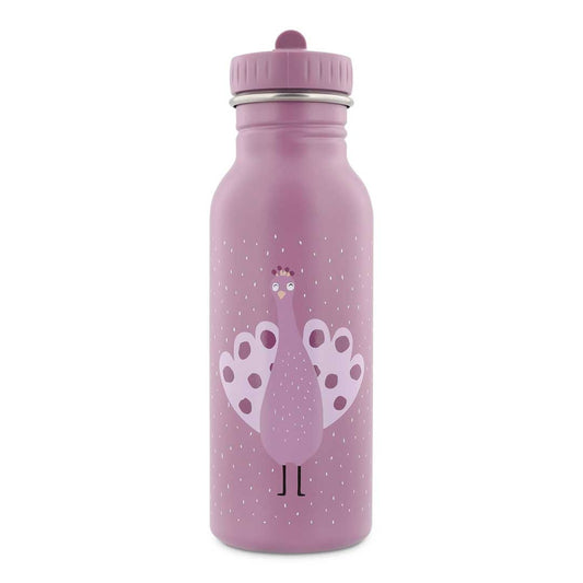 Stainless Steel Bottle (500ml) - Mrs Peacock by Trixie