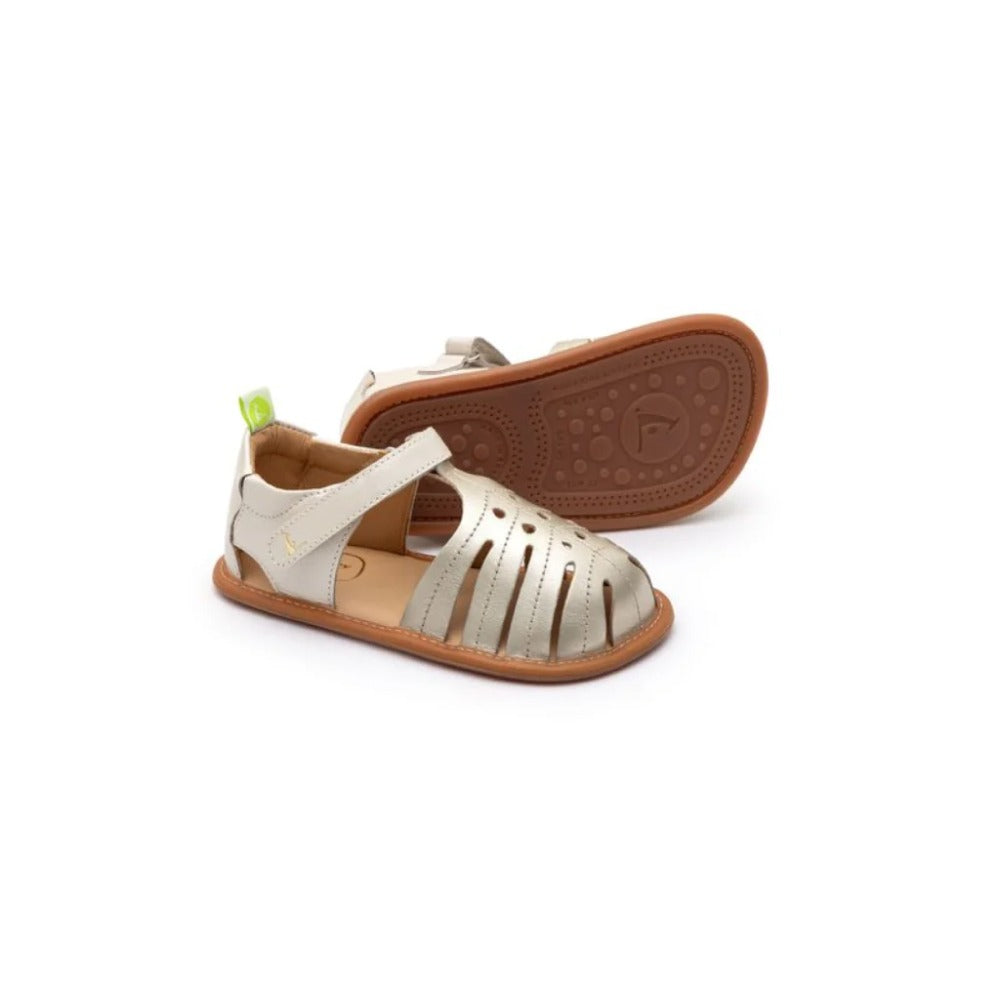 Tropically Sandals in White Gold / Antique White by Tip Toey Joey