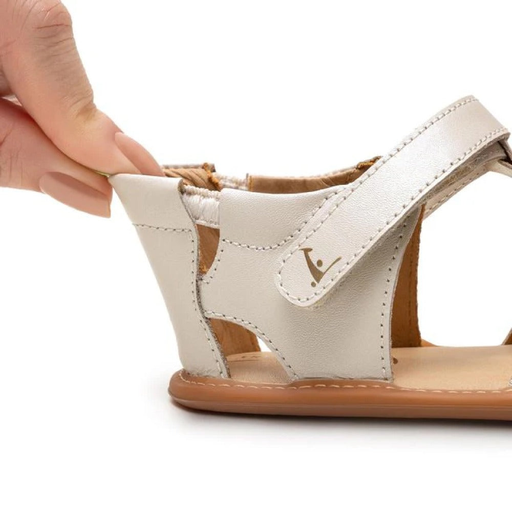 Tropically Sandals in White Gold / Antique White by Tip Toey Joey — image 2