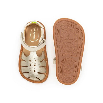 Tropically Sandals in White Gold / Antique White by Tip Toey Joey — image 4