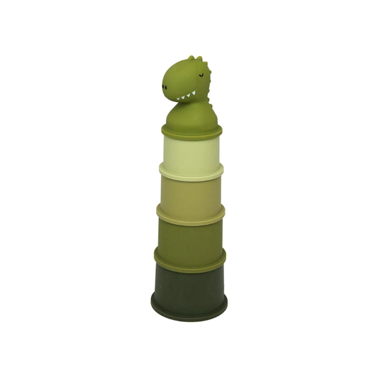 Stacking Cups (5 pcs) in Mr Dino by Trixie