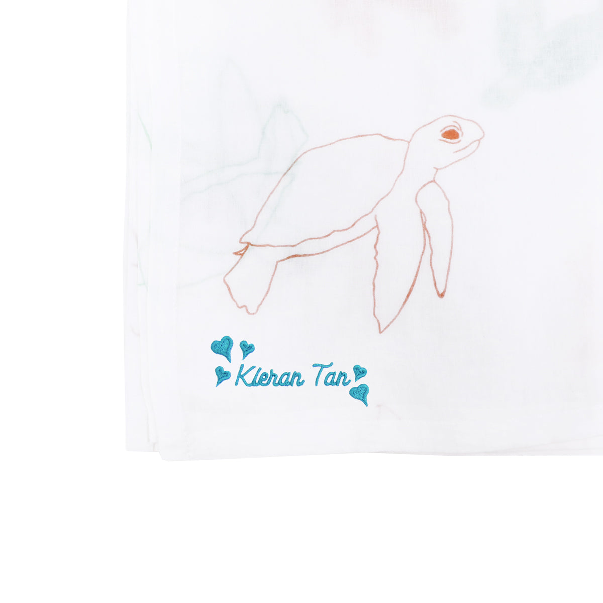 Baby Organic Swaddle in Turtles by Le Petit Society — image 5