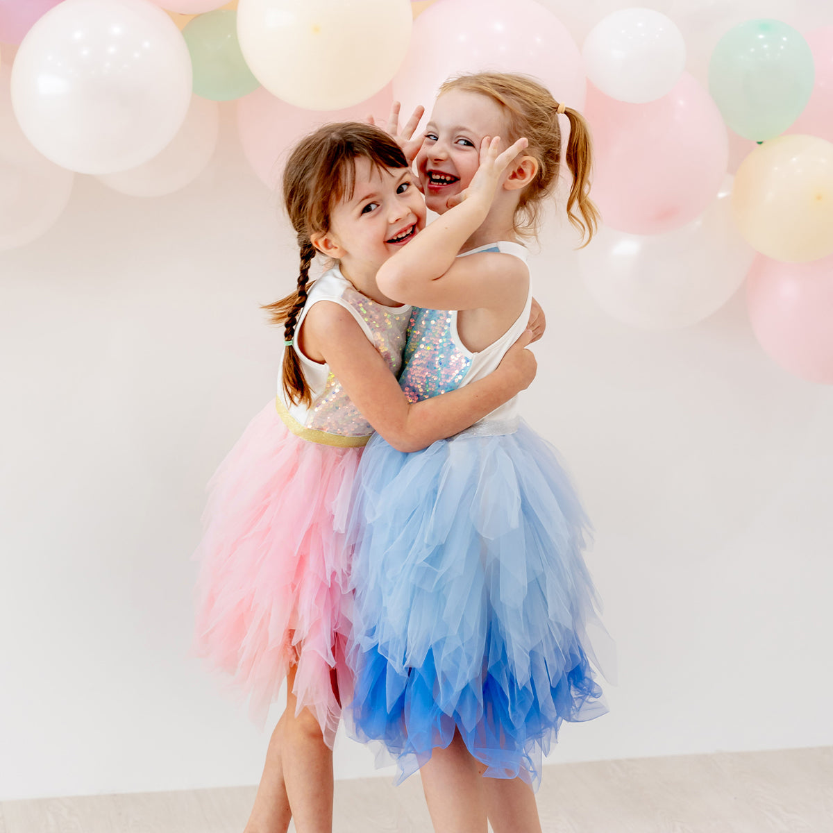 Flower Girl Series - Sequin Tutu Dress in Blue by Le Petit Society — image 8