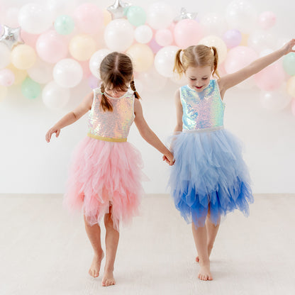 Flower Girl Series - Sequin Tutu Dress in Pink by Le Petit Society — image 8