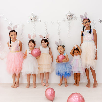 Flower Girl Series - Sequin Tutu Dress in Ivory by Le Petit Society — image 8