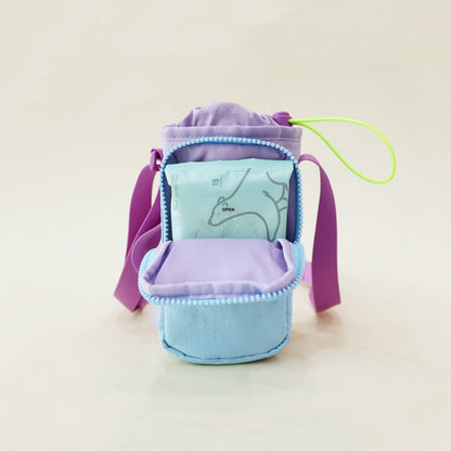 Water Bottle Sling Bag- Lilac/Blue by Le Petit Society — image 2