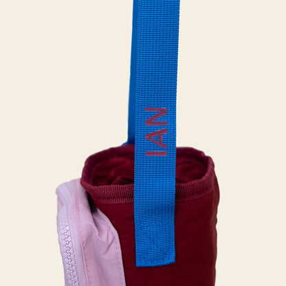 Water Bottle Sling Bag in Berry/Lilac by Le Petit Society — image 7