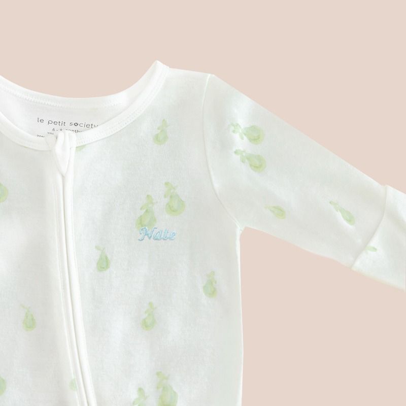 Welcome to the World Mama & Mini Set in Perfect Pear by Le Petit Society — image 5