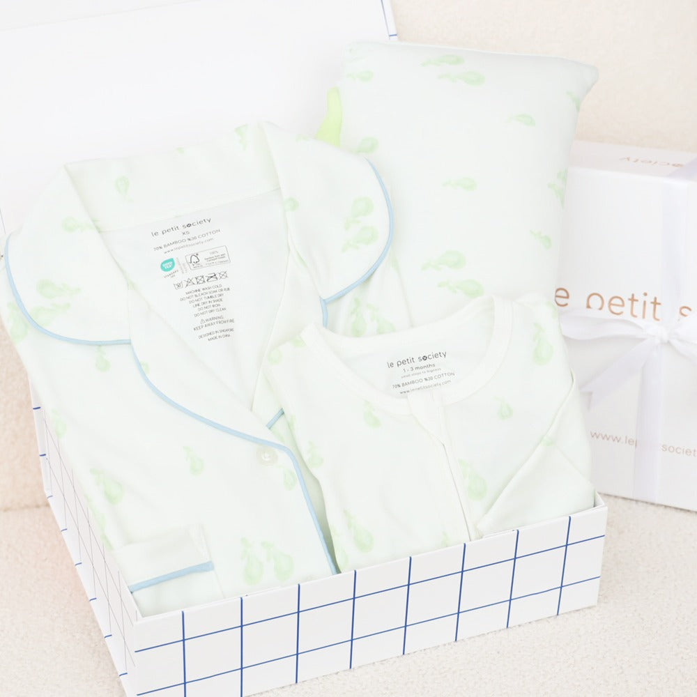 Welcome to the World Mama & Mini Set in Perfect Pear by Le Petit Society — image 8