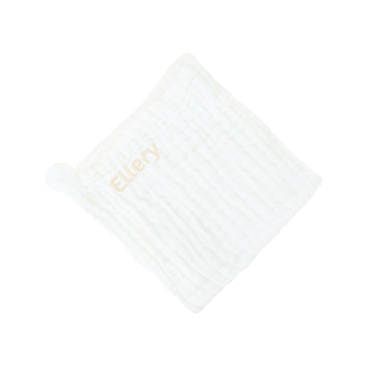 Keepsake Baby Blanket in White by Le Petit Society
