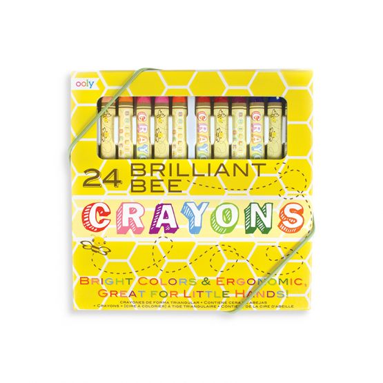 Brilliant Bee Crayons (Set of 24) by OOLY
